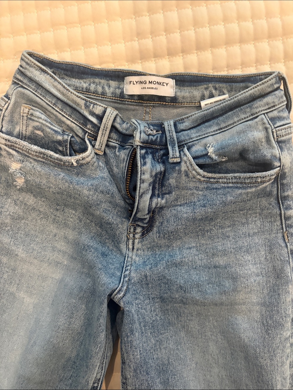 Flying Monkey Light Blue High-Rise Women's Jeans size 24 (s)